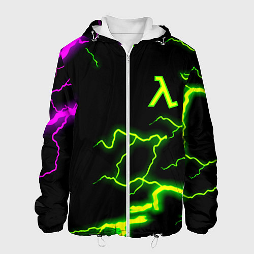 Мужская куртка Half life atom strom / 3D-Белый – фото 1
