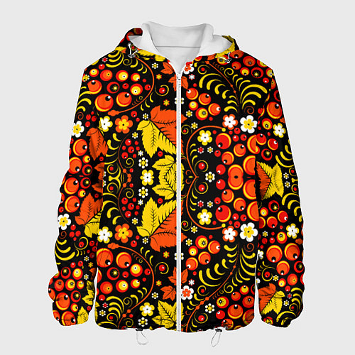 Мужская куртка Русский народный узор / 3D-Белый – фото 1