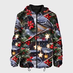 Мужская куртка Рождественская птица пересмешник