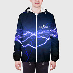 Куртка с капюшоном мужская Counter Strike - lightning, цвет: 3D-белый — фото 2