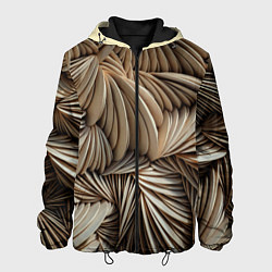 Куртка с капюшоном мужская Текстурные фоны, цвет: 3D-черный