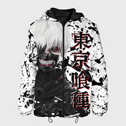 Куртка с капюшоном мужская Kaneki Ken - Токийский Гуль, цвет: 3D-черный