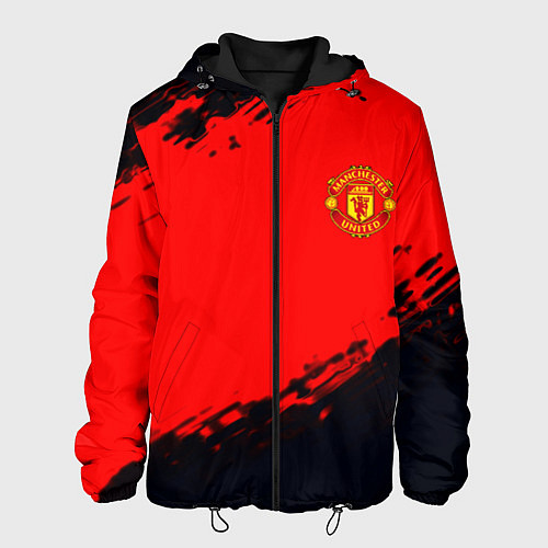 Мужская куртка Manchester United colors sport / 3D-Черный – фото 1