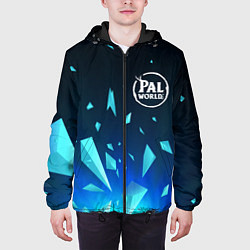 Куртка с капюшоном мужская Palworld взрыв частиц, цвет: 3D-черный — фото 2