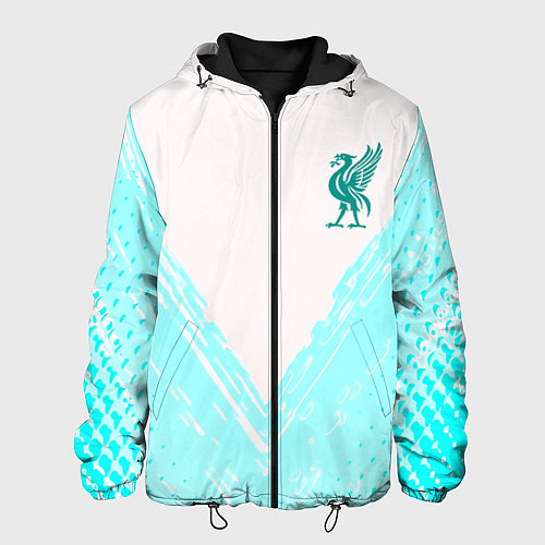 Мужская куртка Liverpool logo texture fc / 3D-Черный – фото 1