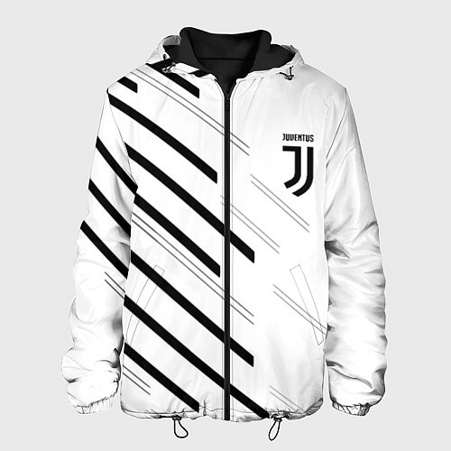 Мужская куртка Juventus sport geometry / 3D-Черный – фото 1