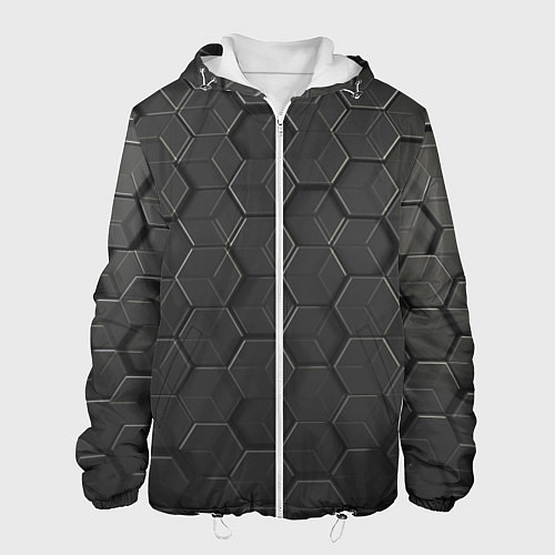 Мужская куртка Кибер броня / 3D-Белый – фото 1
