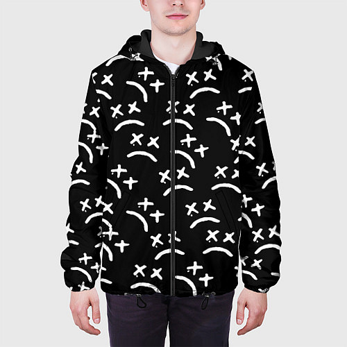 Мужская куртка Marshmello pattern music dj / 3D-Черный – фото 3