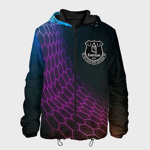 Мужская куртка Everton футбольная сетка / 3D-Черный – фото 1