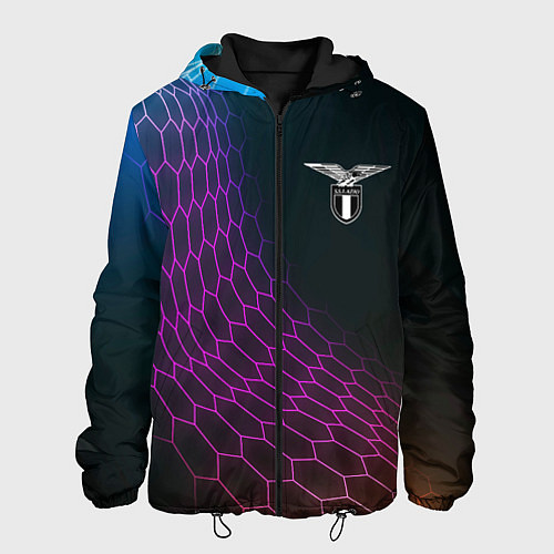 Мужская куртка Lazio футбольная сетка / 3D-Черный – фото 1
