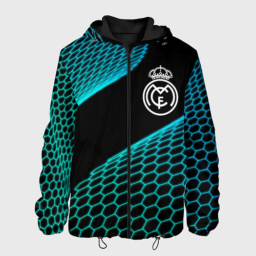 Мужская куртка Real Madrid football net / 3D-Черный – фото 1