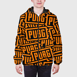 Куртка с капюшоном мужская PUBG pattern game, цвет: 3D-черный — фото 2