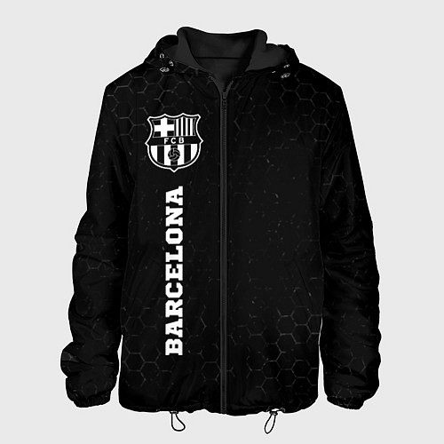 Мужская куртка Barcelona sport на темном фоне по-вертикали / 3D-Черный – фото 1