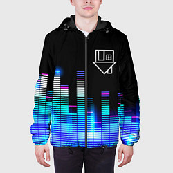 Куртка с капюшоном мужская The Neighbourhood эквалайзер, цвет: 3D-черный — фото 2
