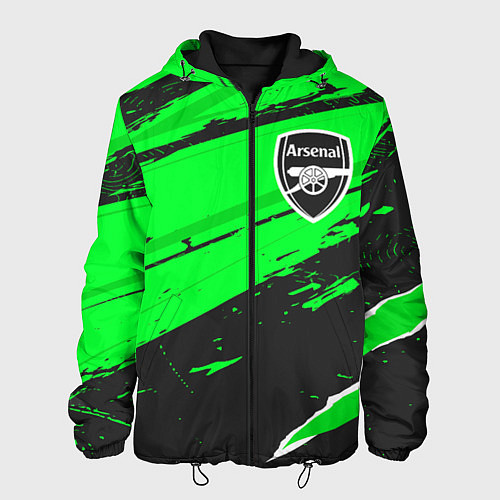 Мужская куртка Arsenal sport green / 3D-Черный – фото 1