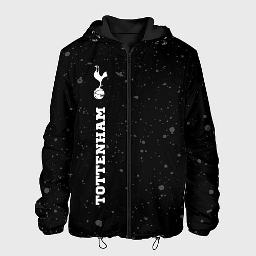 Мужская куртка Tottenham sport на темном фоне по-вертикали / 3D-Черный – фото 1