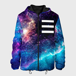 Куртка с капюшоном мужская OneRepublic space rock, цвет: 3D-черный