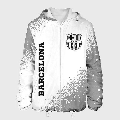 Мужская куртка Barcelona sport на светлом фоне вертикально / 3D-Белый – фото 1