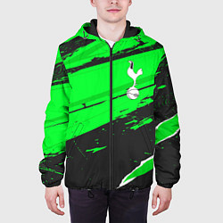 Куртка с капюшоном мужская Tottenham sport green, цвет: 3D-черный — фото 2