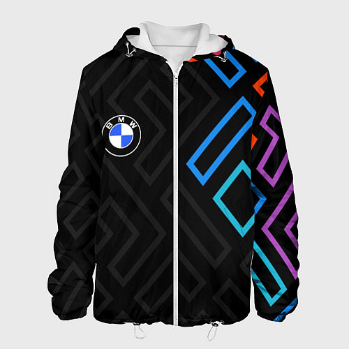 Мужская куртка BMW brand color carbon / 3D-Белый – фото 1