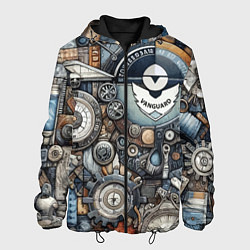 Мужская куртка Механистический паттерн - авангард нейросеть
