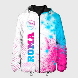 Мужская куртка Roma neon gradient style по-вертикали