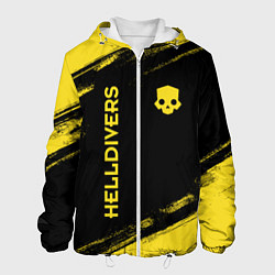 Куртка с капюшоном мужская Helldivers: Skull Logo, цвет: 3D-белый