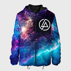 Куртка с капюшоном мужская Linkin Park space rock, цвет: 3D-черный