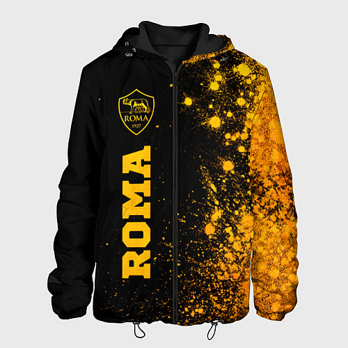 Мужская куртка Roma - gold gradient по-вертикали / 3D-Черный – фото 1