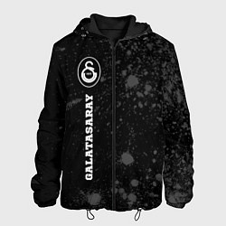 Куртка с капюшоном мужская Galatasaray sport на темном фоне по-вертикали, цвет: 3D-черный