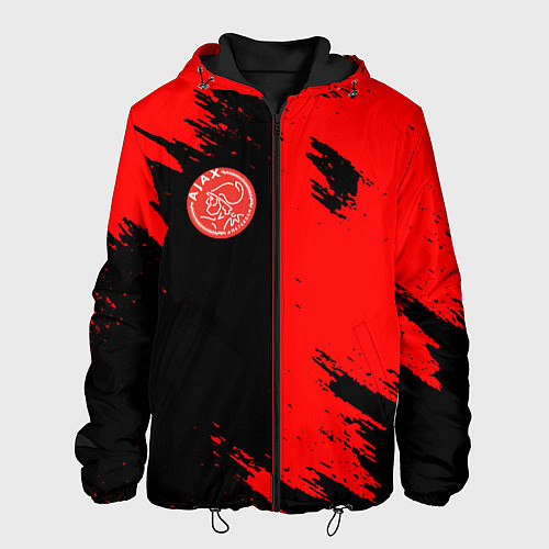 Мужская куртка Ajax sport color red / 3D-Черный – фото 1