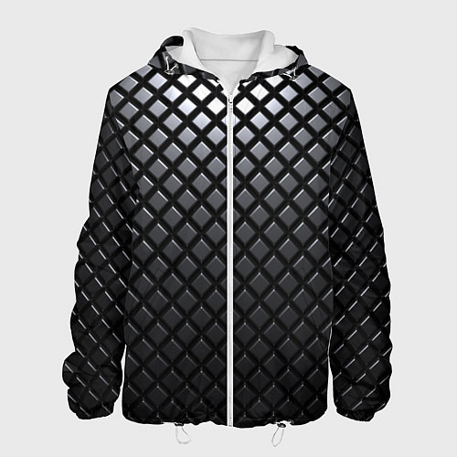 Мужская куртка Доспехи из карбона / 3D-Белый – фото 1
