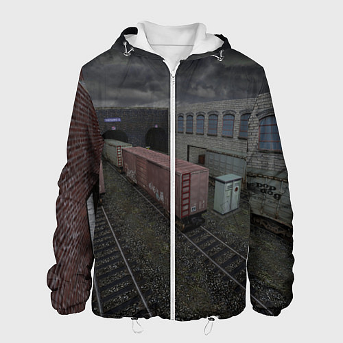 Мужская куртка Counter Strike 1 6 de train / 3D-Белый – фото 1