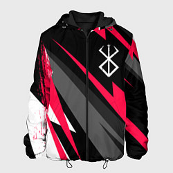 Куртка с капюшоном мужская Berserk electro lines, цвет: 3D-черный