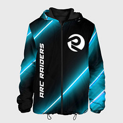 Куртка с капюшоном мужская ARC Raiders неоновые лампы, цвет: 3D-черный