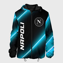 Куртка с капюшоном мужская Napoli неоновые лампы, цвет: 3D-черный