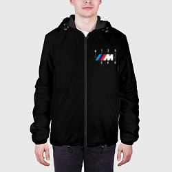 Куртка с капюшоном мужская BMW motorsport six-speed, цвет: 3D-черный — фото 2