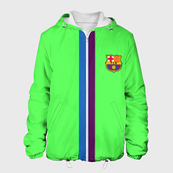 Куртка с капюшоном мужская Barcelona fc sport line, цвет: 3D-белый