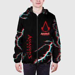 Куртка с капюшоном мужская Assassins Creed strom, цвет: 3D-черный — фото 2