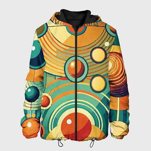 Мужская куртка Схема центра вселенной / 3D-Черный – фото 1