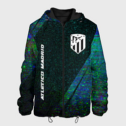 Мужская куртка Atletico Madrid glitch blue