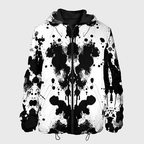 Мужская куртка The psychedelic Rorschach test - ai art / 3D-Черный – фото 1