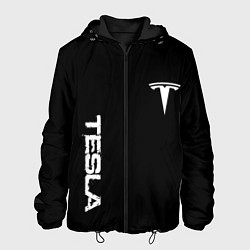 Мужская куртка Tesla logo white