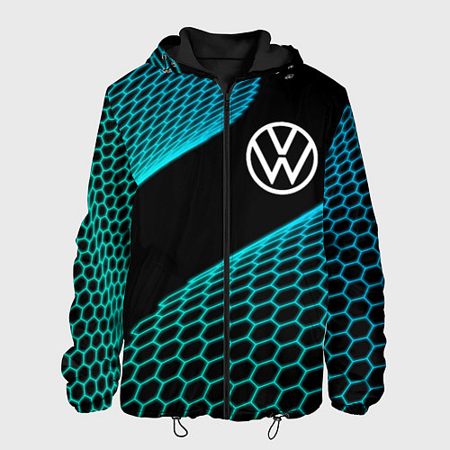 Мужская куртка Volkswagen electro hexagon / 3D-Черный – фото 1