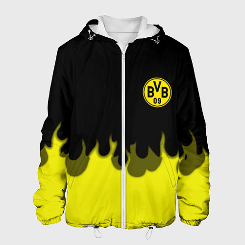 Мужская куртка Borussia fire fc / 3D-Белый – фото 1