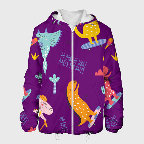 Мужская куртка No rules / 3D-Белый – фото 1