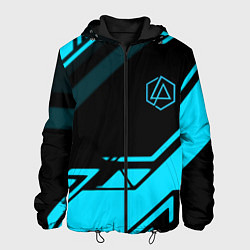 Куртка с капюшоном мужская Linkin park geometry, цвет: 3D-черный
