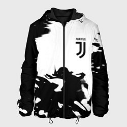 Куртка с капюшоном мужская Juventus smoke black fire, цвет: 3D-черный