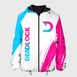 Мужская куртка Deadlock neon gradient style вертикально