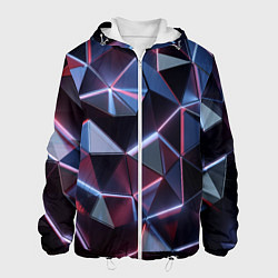 Мужская куртка Неоновые геометрические плиты